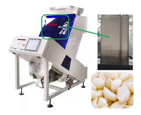 جودة  Accurate Recognition Garlic Color Sorter 0.6-1.2 t/h High Speed Sorting Machine مصنع