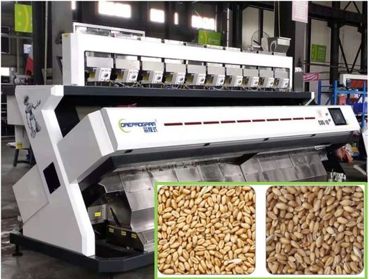 640 Channels Wheat Color Sorter Machine Processing Line 5400 Pixels With HD Camera