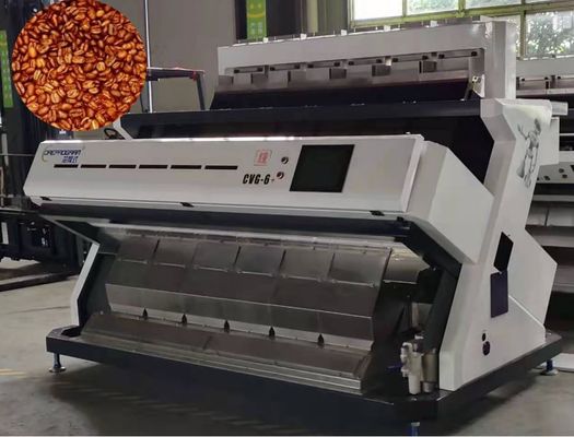 CVG-6 Coffee Bean Color Sorter 6 Chute 384 Channels Remote Commissioning