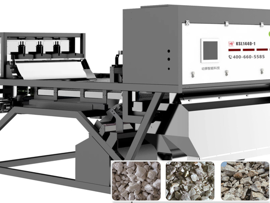 Jet Valve 1 - 5cm Wet Ore Color Sorter with HD Camera
